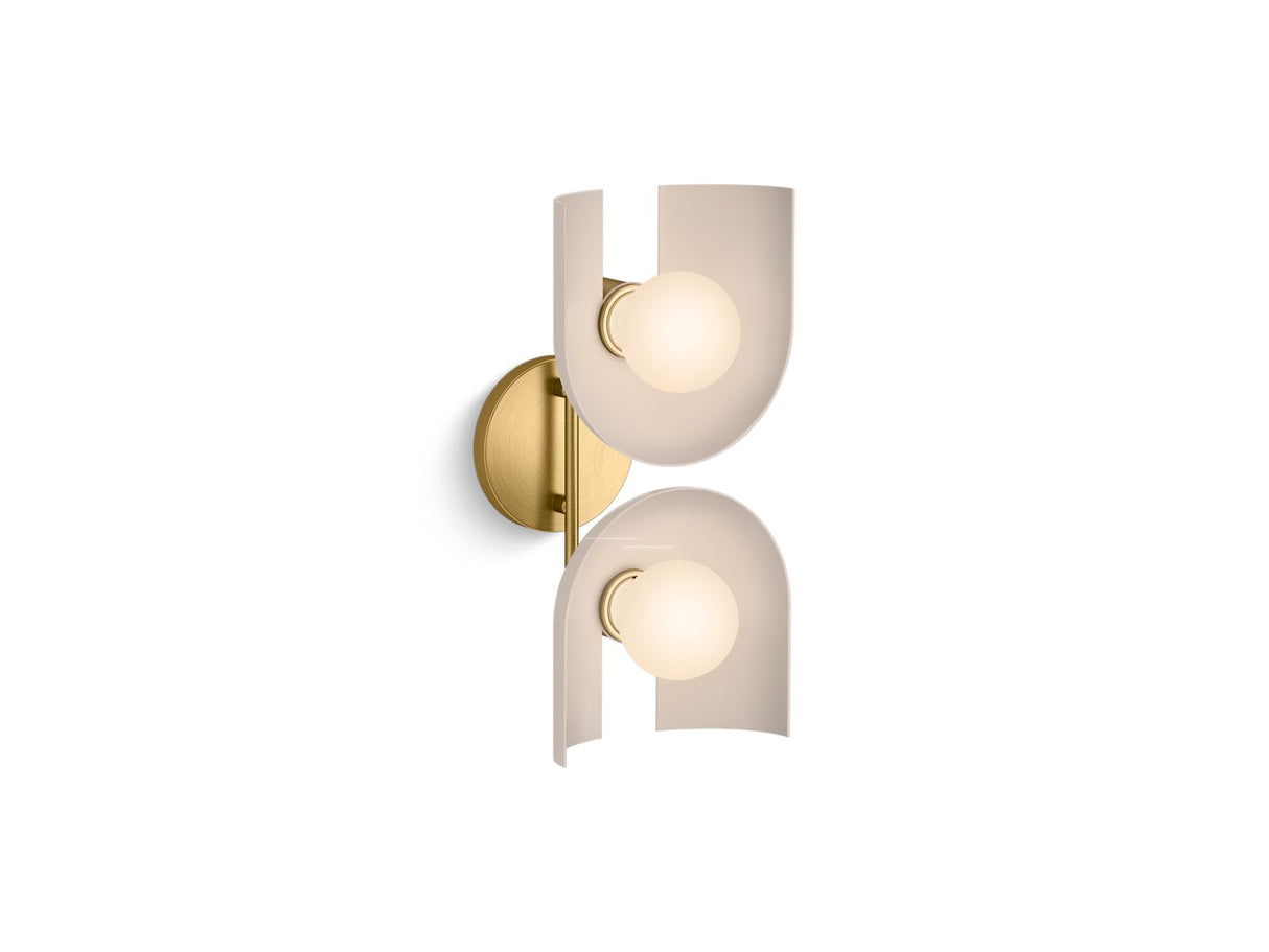 Jabot® Two-light sconce