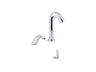 Oblo™ Curve Touchless lavatory faucet and soap dispenser for Constellation™ lavatory system, 0.5 gpm
