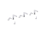 Kumin® Curve Touchless lavatory faucets and soap dispensers for Constellation™ lavatory system, 0.5 gpm