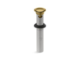 Clicker drain with overflow