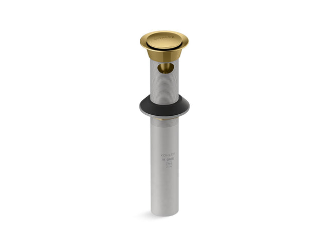 Clicker drain with overflow