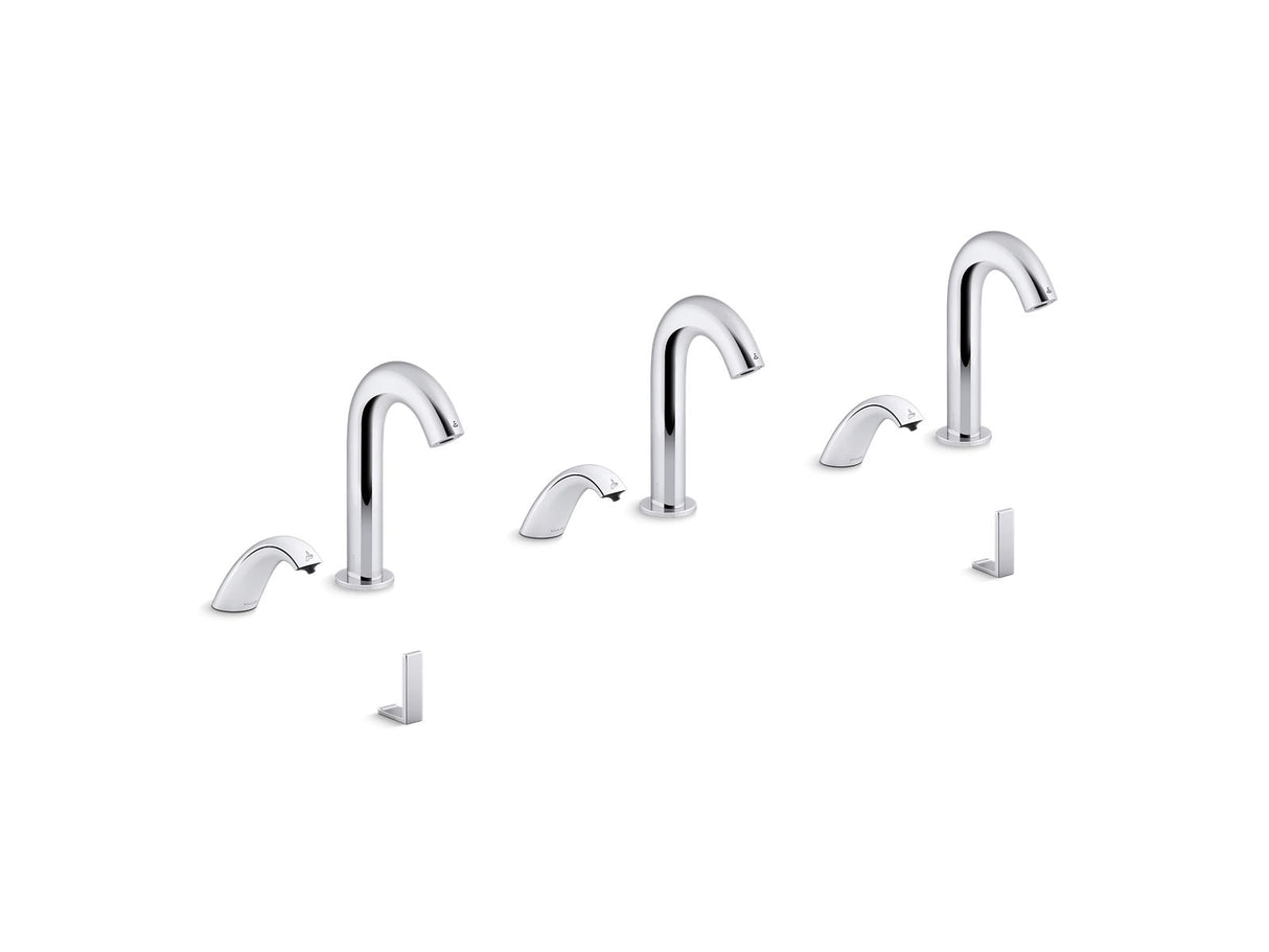 Oblo™ Curve Touchless lavatory faucets and soap dispensers for Constellation™ lavatory system, 0.5 gpm