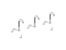 Oblo™ Curve Touchless lavatory faucets and soap dispensers for Constellation™ lavatory system, 0.5 gpm
