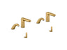 Kumin® Curve Touchless lavatory faucets and soap dispensers for Constellation™ lavatory system, 0.5 gpm
