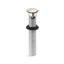 Clicker drain with overflow