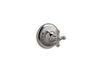 Artifacts® MasterShower® volume control valve trim with cross handle