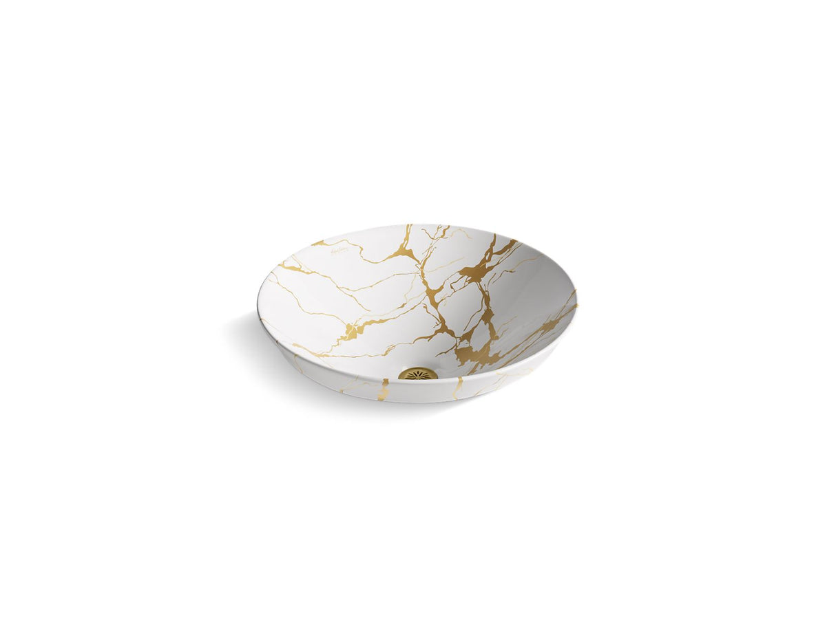 Aureus® 16-3/4" round vessel bathroom sink, no overflow