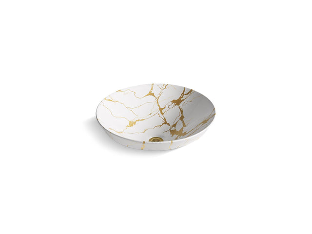 Aureus® 16-3/4" round vessel bathroom sink, no overflow