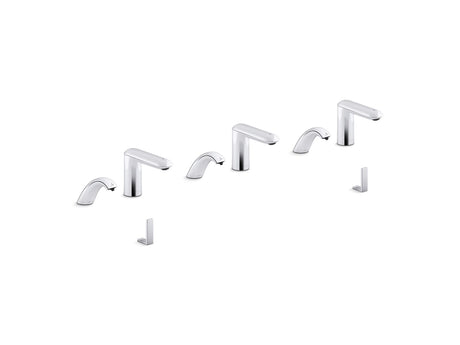 Kumin® Curve Touchless lavatory faucets and soap dispensers for Constellation™ lavatory system, 0.5 gpm