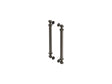 Artifacts® 16-7/16" back-to-back shower door handles