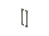 Artifacts® 16-7/16" back-to-back shower door handles