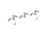 Kumin® Curve Touchless lavatory faucets and soap dispensers for Constellation™ lavatory system, 0.5 gpm