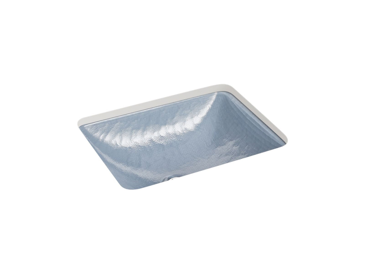 Yepsen® 20" rectangular undermount bathroom sink, no overflow