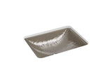 Yepsen® 20" rectangular undermount bathroom sink, no overflow