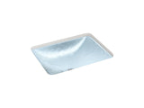 Yepsen® 20" rectangular undermount bathroom sink, no overflow