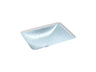 Yepsen® 20" rectangular undermount bathroom sink, no overflow
