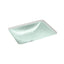 Yepsen® 20" rectangular undermount bathroom sink, no overflow