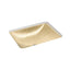Yepsen® 20" rectangular undermount bathroom sink, no overflow