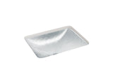 Yepsen® 20" rectangular undermount bathroom sink, no overflow