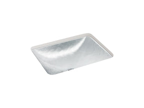 Yepsen® 20" rectangular undermount bathroom sink, no overflow