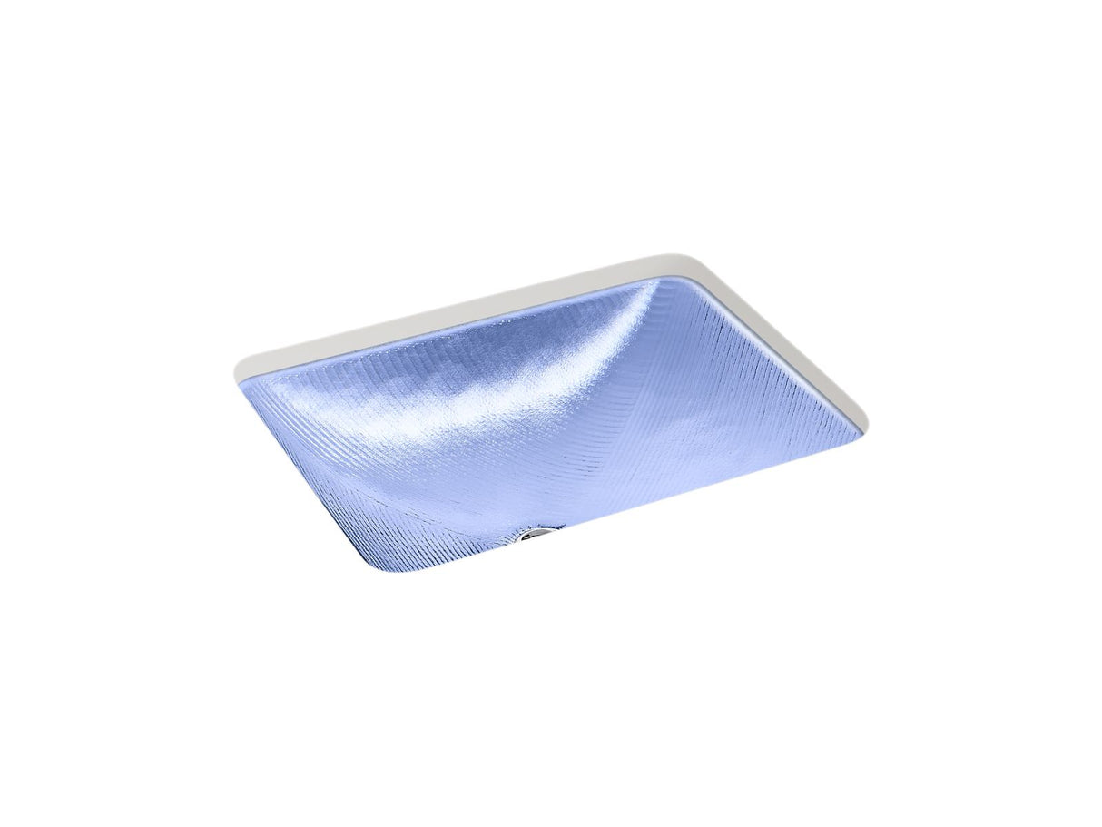 Yepsen® 20" rectangular undermount bathroom sink, no overflow