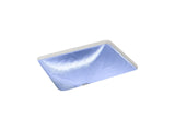 Yepsen® 20" rectangular undermount bathroom sink, no overflow