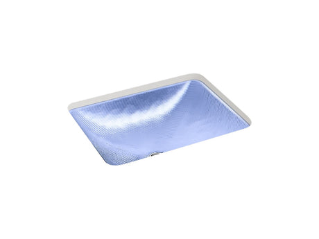 Yepsen® 20" rectangular undermount bathroom sink, no overflow