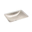 Yepsen® 20" rectangular undermount bathroom sink, no overflow