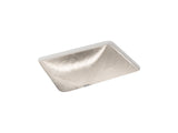 Yepsen® 20" rectangular undermount bathroom sink, no overflow