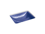 Yepsen® 20" rectangular undermount bathroom sink, no overflow