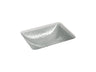 Yepsen® 20" rectangular undermount bathroom sink, no overflow