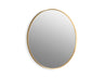 Essential 36" round framed mirror
