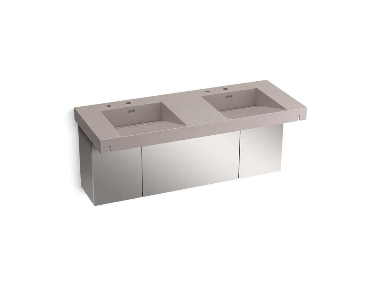 Constellation™ 60" wall-mount basin lavatory system