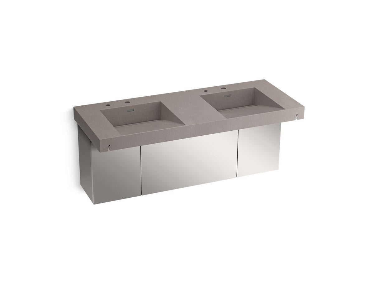 Constellation™ 60" wall-mount basin lavatory system