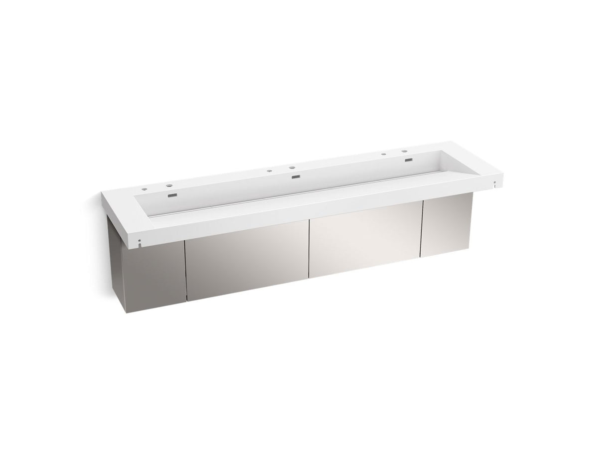 Constellation™ 90" wall-mount trough lavatory system