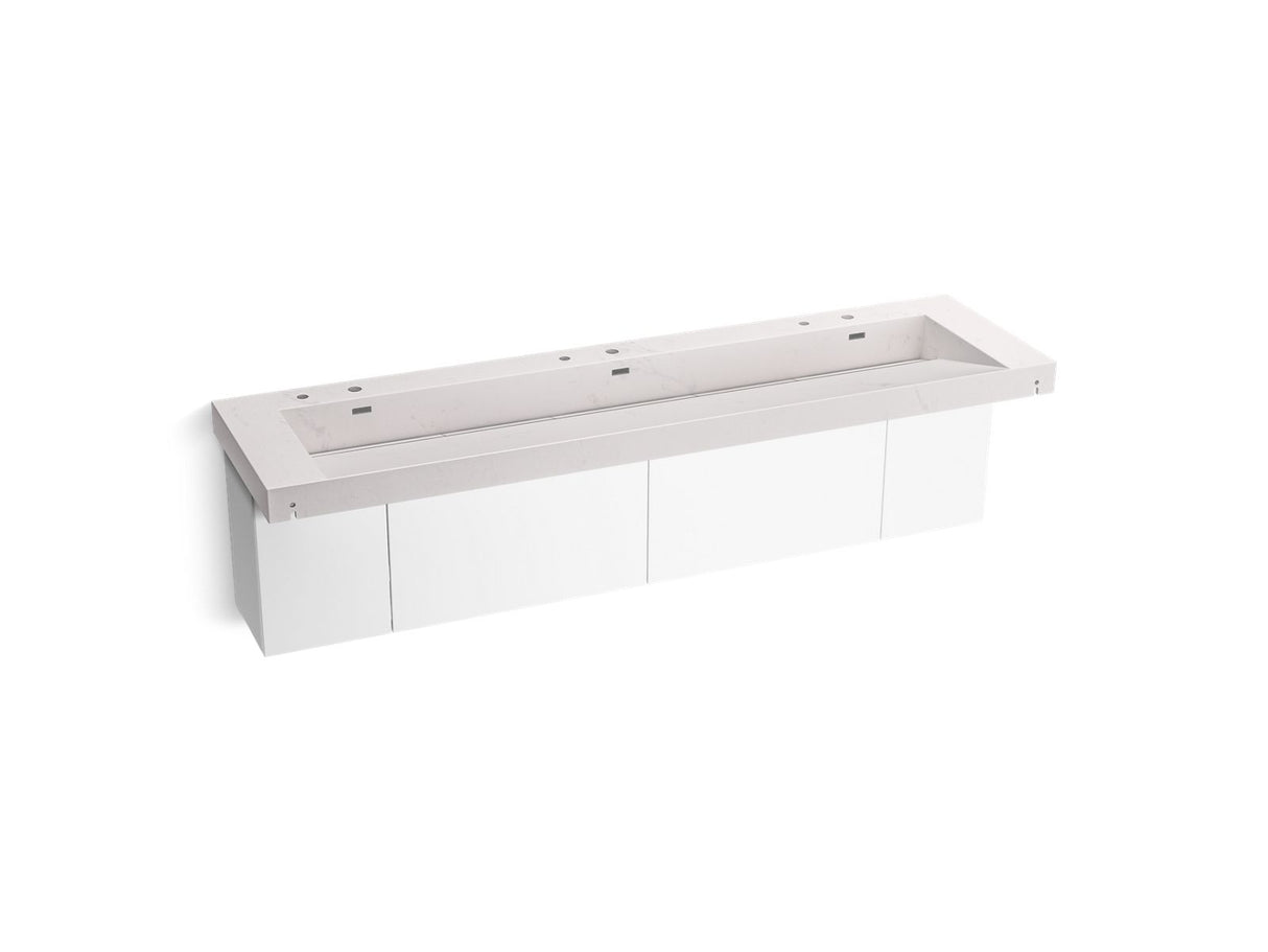 Constellation™ 90" wall-mount trough lavatory system