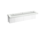 Constellation™ 90" wall-mount trough lavatory system
