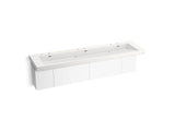 Constellation™ 90" wall-mount trough lavatory system