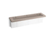 Constellation™ 90" wall-mount trough lavatory system