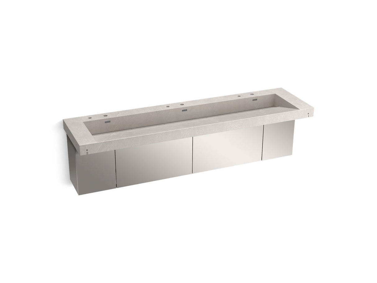 Constellation™ 90" wall-mount trough lavatory system