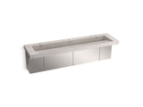 Constellation™ 90" wall-mount trough lavatory system