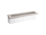 Constellation™ 90" wall-mount trough lavatory system