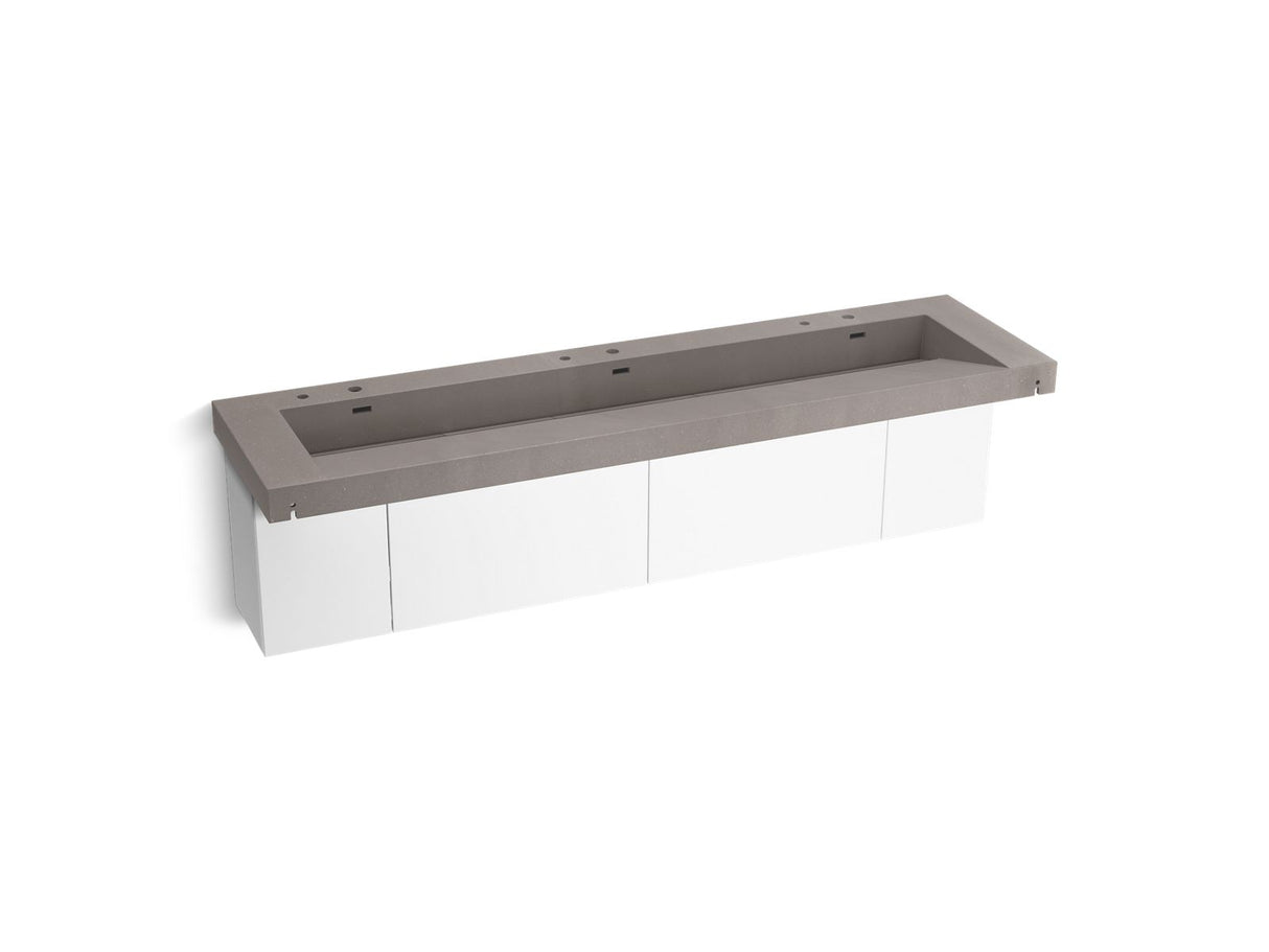 Constellation™ 90" wall-mount trough lavatory system