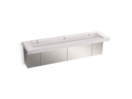 Constellation™ 90" wall-mount trough lavatory system