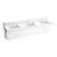 Constellation™ 90" wall-mount basin lavatory system with backsplash