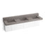 Constellation™ 90" wall-mount basin lavatory system with backsplash