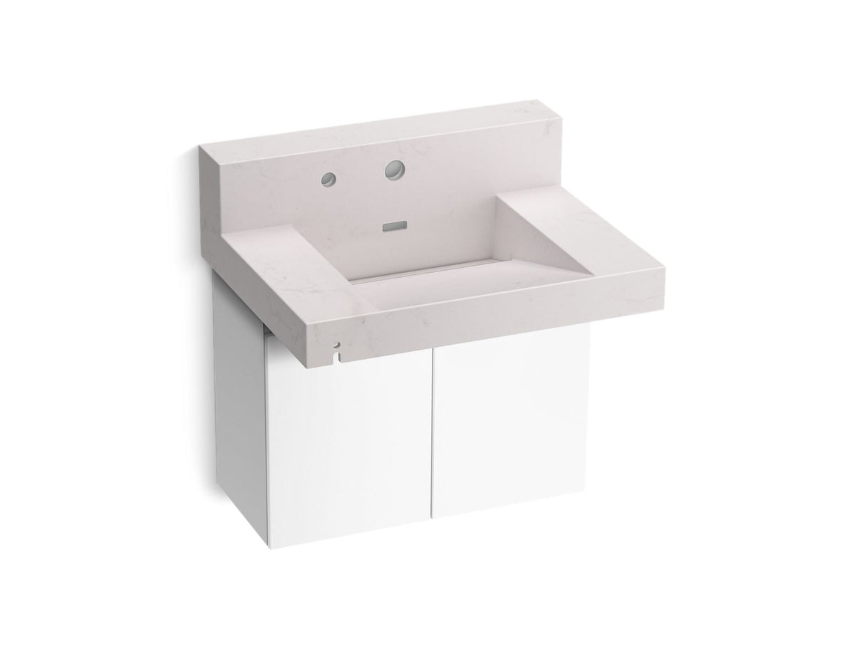 Constellation™ 30" wall-mount lavatory system with backsplash
