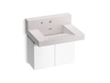 Constellation™ 30" wall-mount lavatory system with backsplash