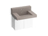 Constellation™ 30" wall-mount lavatory system with backsplash