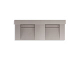 Constellation™ 60" wall-mount basin lavatory system with backsplash